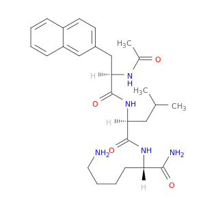 L-Lysinamide, N-acetyl-3-(2-naphthalenyl)-D-alanyl-L-leucyl-