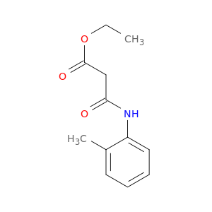 Propanoic acid, 3-[(2-methylphenyl)amino]-3-oxo-, ethyl ester