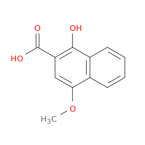 2-Naphthalenecarboxylic acid, 1-hydroxy-4-methoxy-