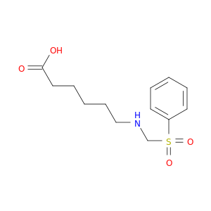 6-(((Phenylsulfonyl)methyl)amino)hexanoic acid