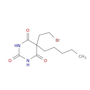 2,4,6(1H,3H,5H)-Pyrimidinetrione,5-(2-bromoethyl)-5-pentyl-