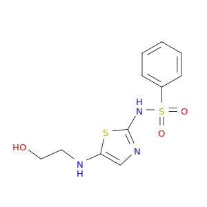 Benzenesulfonamide, N-[5-[(2-hydroxyethyl)amino]-2-thiazolyl]-