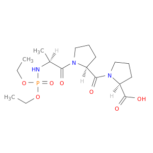 L-Proline, 1-[1-[N-(diethoxyphosphinyl)-L-alanyl]-L-prolyl]-