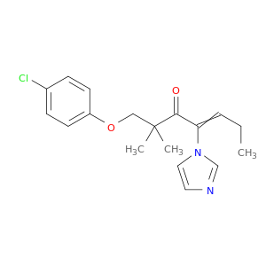 4-Hepten-3-one, 1-(4-chlorophenoxy)-4-(1H-imidazol-1-yl)-2,2-dimethyl-