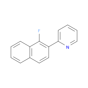 Pyridine, 2-(1-fluoro-2-naphthalenyl)-