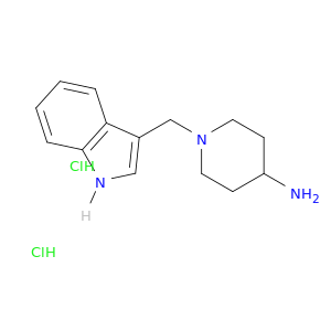 1-(1H-indol-3-ylmethyl)piperidin-4-amine Dihydrochloride