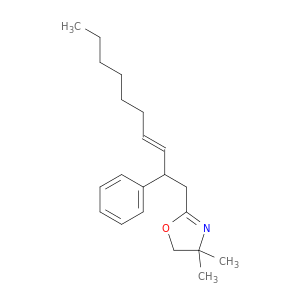 Oxazole, 4,5-dihydro-4,4-dimethyl-2-[(3E)-2-phenyl-3-decenyl]-