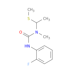 Urea, N'-(2-fluorophenyl)-N-methyl-N-[1-(methylthio)ethyl]-