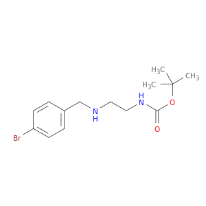 tert-Butyl (2-((4-bromobenzyl)amino)ethyl)carbamate