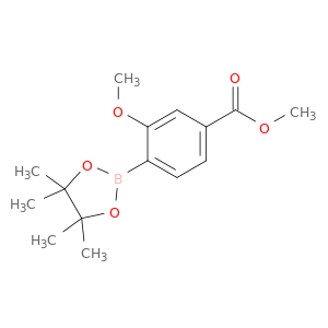 苯甲酸,3-甲氧基-4-(4,4,5,5-四甲基-1,3,2-二氧化硼酚-2-基)-,甲酯