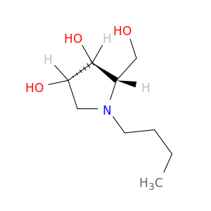 3,4-Pyrrolidinediol, 1-butyl-2-(hydroxymethyl)-, (2S,3S,4S)-