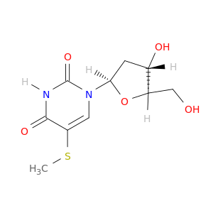 Uridine, 2'-deoxy-5-(methylthio)-