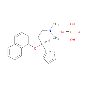 N-METHYL-3-(1-NAPHTHYLOXY)-2-(2-THIENYL)PROPAN-1-AMINE PHOSPHATE