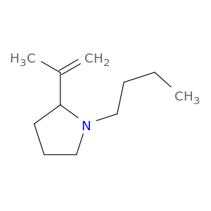 Pyrrolidine, 1-butyl-2-(1-methylethenyl)-