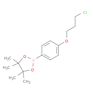 2-(4-(3-Chloropropoxy)phenyl)-4,4,5,5-tetramethyl-1,3,2-dioxaborolane