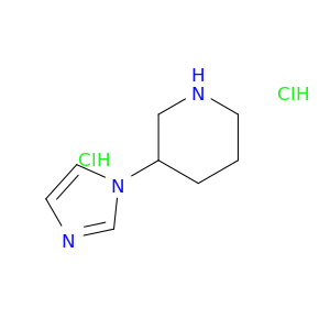 哌啶,3-(1H-咪唑-1-基)-,盐酸盐(1：2)