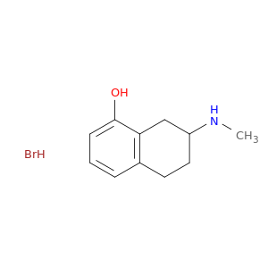 1-Naphthalenol, 5,6,7,8-tetrahydro-7-(methylamino)-, hydrobromide