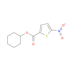 2-Thiophenecarboxylic acid, 5-nitro-, cyclohexyl ester