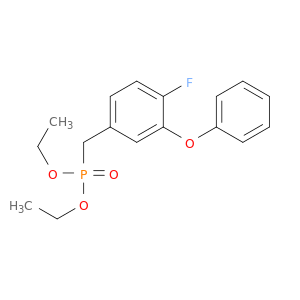 Phosphonic acid, [(4-fluoro-3-phenoxyphenyl)methyl]-, diethyl ester