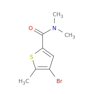 2-Thiophenecarboxamide, 4-bromo-N,N,5-trimethyl-