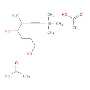 6-Heptyne-1,4-diol, 5-methyl-7-(trimethylsilyl)-, diacetate