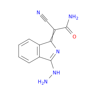 Acetamide, 2-cyano-2-(3-hydrazino-1H-isoindol-1-ylidene)-