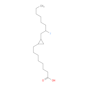 Cyclopropaneoctanoic acid, 2-(2-fluorooctyl)-