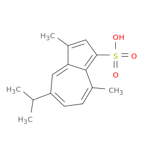 1-Azulenesulfonic acid, 3,8-dimethyl-5-(1-methylethyl)-