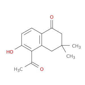 1(2H)-Naphthalenone, 5-acetyl-3,4-dihydro-6-hydroxy-3,3-dimethyl-