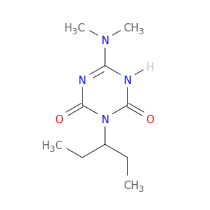 1,3,5-Triazine-2,4(1H,3H)-dione, 6-(dimethylamino)-3-(1-ethylpropyl)-