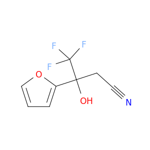 4,4,4-trifluoro-3-(furan-2-yl)-3-hydroxybutanenitrile