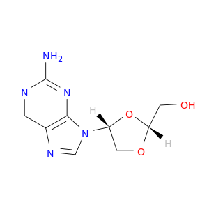 1,3-Dioxolane-2-methanol, 4-(2-amino-9H-purin-9-yl)-, (2R,4R)-