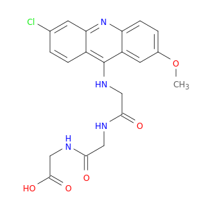 Glycine, N-[N-[N-(6-chloro-2-methoxy-9-acridinyl)glycyl]glycyl]-