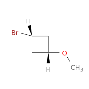 环丁烷,1-溴-3-甲氧基-,CIS-