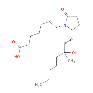 1-Pyrrolidineheptanoic acid, 2-(3-hydroxy-3-methyl-1-octenyl)-5-oxo-