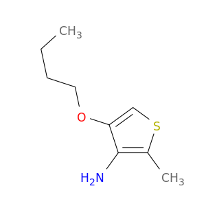 3-Thiophenamine, 4-butoxy-2-methyl-