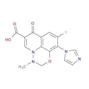 7H-Pyrido[3,2,1-ij][4,1,2]benzoxadiazine-6-carboxylicacid, 9-fluoro-2,3-dihydro-10-(1H-imidazol-1-yl)-3-methyl-7-oxo-
