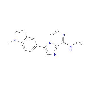 Imidazo[1,2-a]pyrazin-8-amine, 3-(1H-indol-5-yl)-N-methyl-