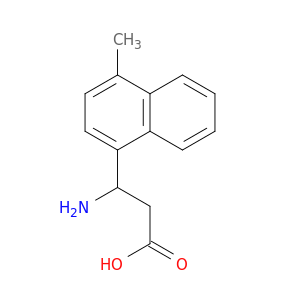 1-Naphthalenepropanoicacid, b-amino-4-methyl-