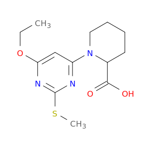 1-(6-乙氧基-2-甲硫基-嘧啶-4-基)-哌啶-2-羧酸