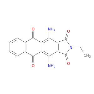 4,11-diamino-2-ethyl-1h-naphth(2,3-f)isoindole-1,3,5,10(2h)-tetrone