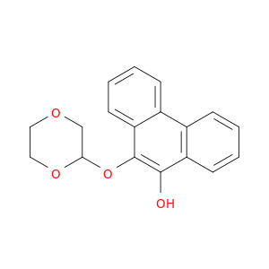 9-Phenanthrenol, 10-(1,4-dioxan-2-yloxy)-