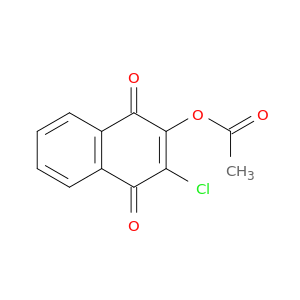 1,4-Naphthalenedione,2-(acetyloxy)-3-chloro-