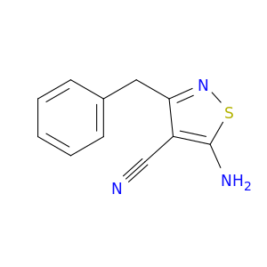 5-氨基-3-(苯甲基)-4-异噻唑羰基腈