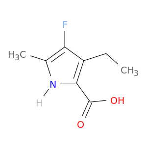 1H-Pyrrole-2-carboxylic acid, 3-ethyl-4-fluoro-5-methyl-