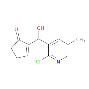 2-Cyclopenten-1-one, 2-[(2-chloro-5-methyl-3-pyridinyl)hydroxymethyl]-
