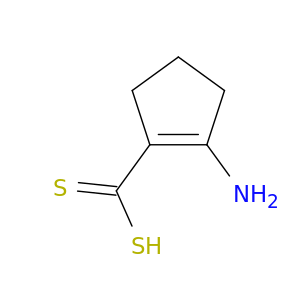 1-Cyclopentene-1-carbodithioic acid, 2-amino-