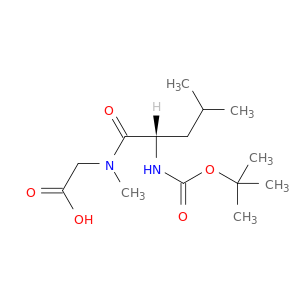 Glycine, N-[N-[(1,1-dimethylethoxy)carbonyl]-L-leucyl]-N-methyl-
