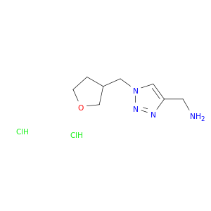 {1-[(Oxolan-3-yl)methyl]-1H-1,2,3-triazol-4-yl}methanamine Dihydrochloride