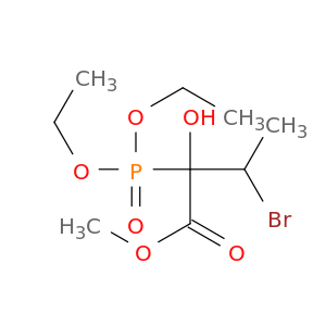 Butanoic acid, 3-bromo-2-(diethoxyphosphinyl)-2-hydroxy-, methyl ester